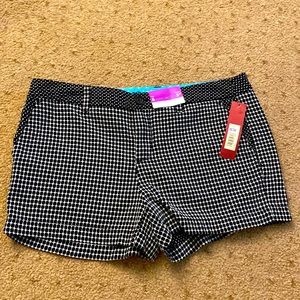 Black and White shorts NWT